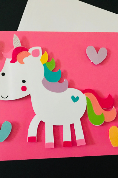 Magical Unicorn Valentines Cards for Kids