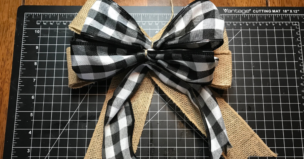 How to Make a Burlap Bow - DIY Inspired